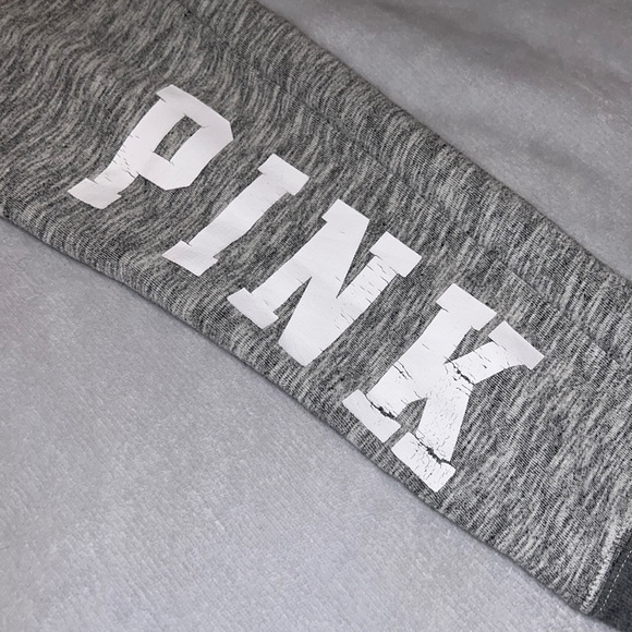 Victoria Secret PINK sweats / sweatpants / joggers heather gray extra small xs - Picture 5 of 6